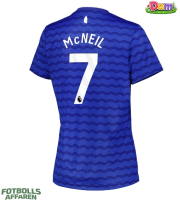Everton Dwight McNeil #7 Hemmatröja Kvinnor 2025-26 Kortärmad